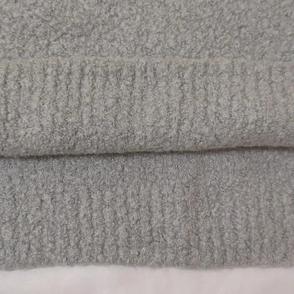 Saks Fifth Avenue Wool Sweater Mock Neck Sweater, Color Gray Size XL - Picture 6 of 12